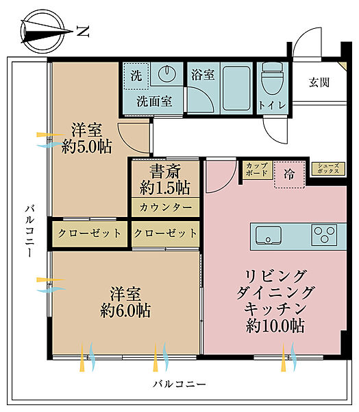 間取りを拡大表示