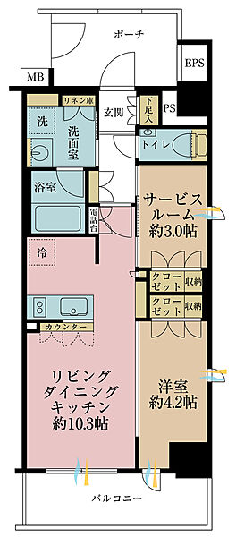 間取りを拡大表示