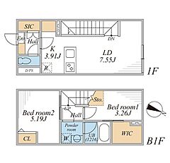 物件の間取り