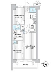 物件の間取り