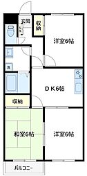 エスティーア洋光台 3DKの間取図画像