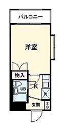 ヴランニュー金沢八景 ワンルームの間取図画像
