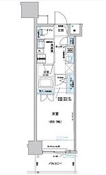 プレディアンスフォート磯子マキシヴ 1Kの間取図画像