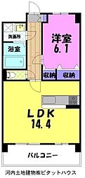 アステージ 1LDKの間取図画像