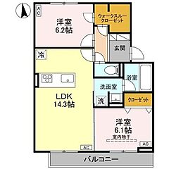 物件の間取り
