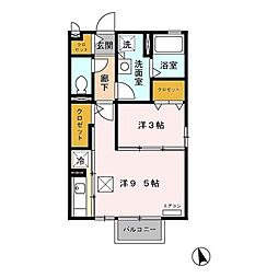 間取図画像 1LDK