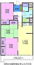 間取図画像 3LDK