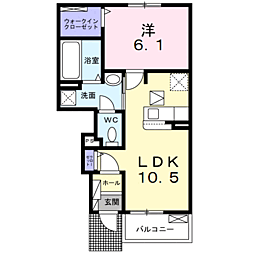 間取図画像 1LDK