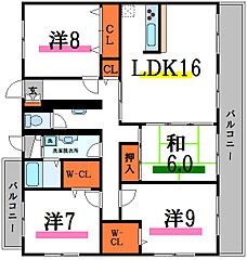 物件の間取り