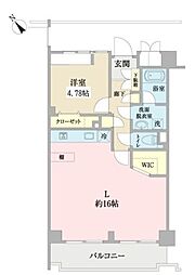 グレイス瑞江 1LDKの間取図画像