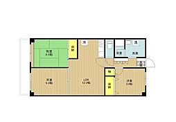 ハイラーク船堀 3LDKの間取図画像