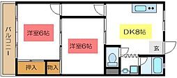 間取図画像 2DK
