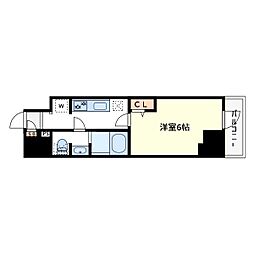 THEPASEO新小岩 1Kの間取図画像