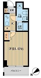 HF葛西レジデンス 1Kの間取図画像