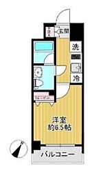 プレール・ドゥーク東京CANAL 1Kの間取図画像