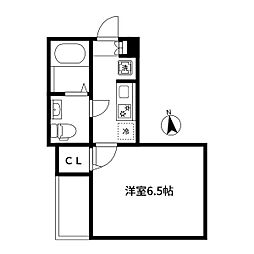 GRACE・K 1Kの間取図画像
