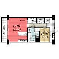 マンション東陽町 1SLDKの間取図画像