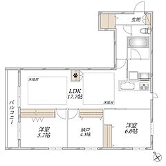 物件の間取り