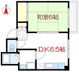 東武伊勢崎線 とうきょうスカイツリー駅 徒歩2分の賃貸マンション 1階1DKの間取り
