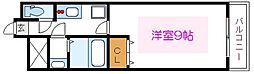 Furia 1Kの間取図画像