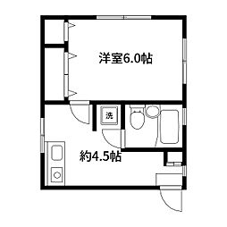 メゾン-両国 1DKの間取図画像