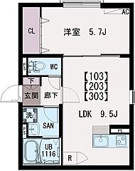 物件の間取り