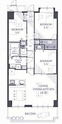 間取図画像 3LDK
