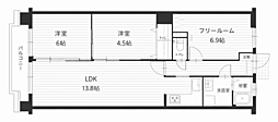 ラブリー明石大久保 3LDKの間取図画像