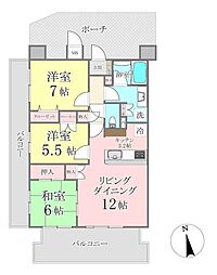 間取図画像 3LDK