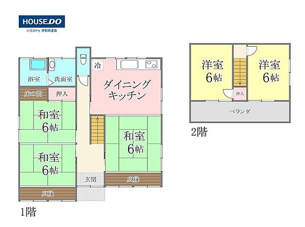 間取りを拡大表示