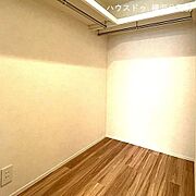 約6.6帖の洋室のウォークインクローゼットです。照明・コンセントもついています。