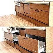 キッチン収納も充実。調理器具の置き場所には困りません。