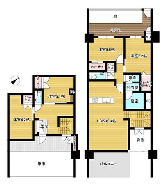 間取りを拡大表示