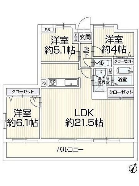 間取りを拡大表示