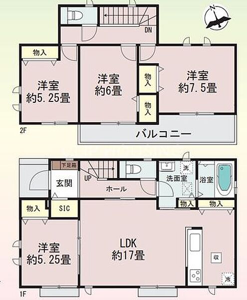 間取りを拡大表示