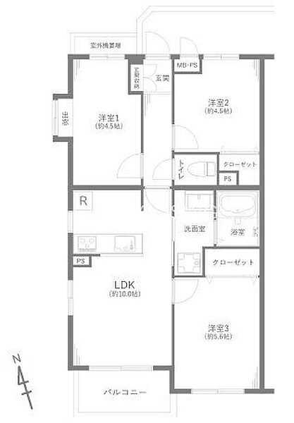間取りを拡大表示