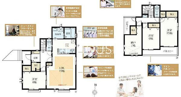 間取りを拡大表示