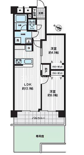 間取りを拡大表示