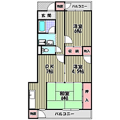 物件の間取り