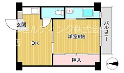 間取図画像 1DK