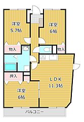 物件の間取り