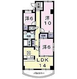 エンブレス 3LDKの間取図画像