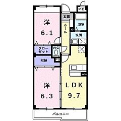 物件の間取り