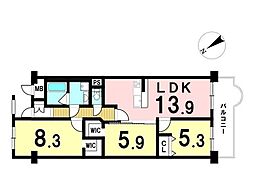 間取図画像 3SLDK