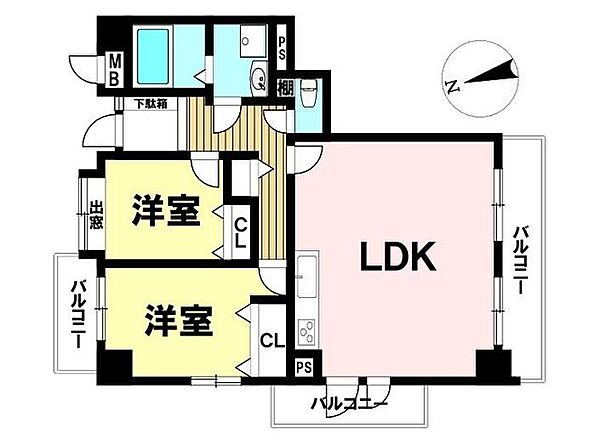 間取りを拡大表示