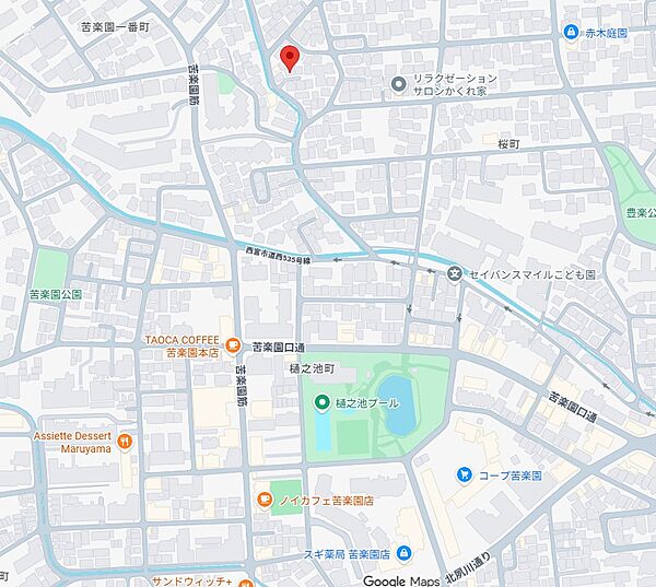 地図を拡大表示