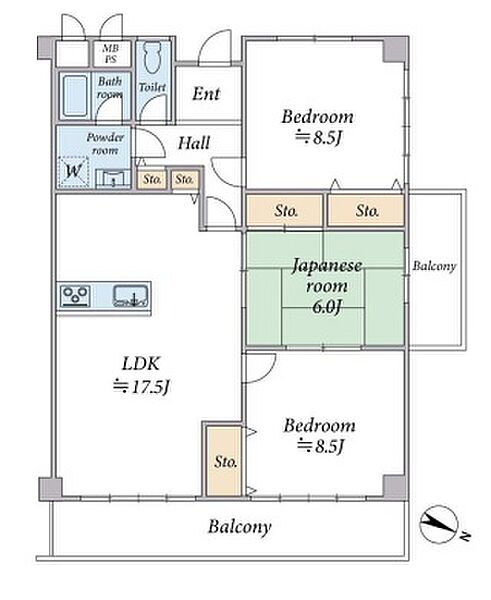 間取りを拡大表示