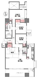 ライオンズマンション宝塚武庫川町 4LDKの間取図画像