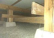 中古住宅の3大リスクである、雨漏り、主要構造部分の欠陥や腐食、給排水管の漏水や故障を2年間保証します。その前提で床下まで確認の上でリフォームし、シロアリの被害調査と防除工事もおこないます。
