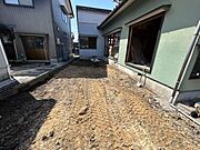 【リフォーム中】駐車場は車庫を解体して土間打ちします。縦列2台とインナーガレージ作成予定です。